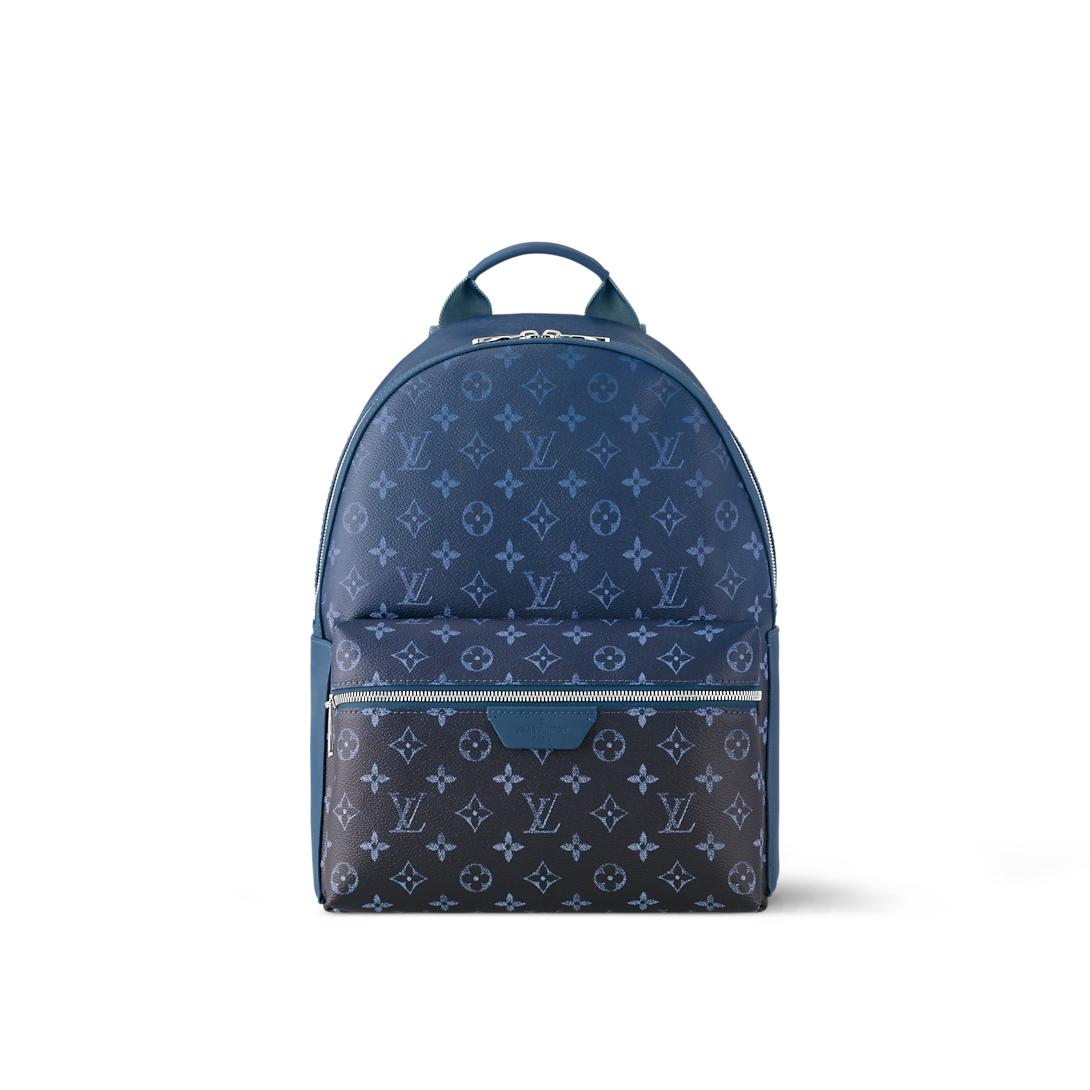 Sac Ă dos Discovery PM Toile Monogram Bleu et noir