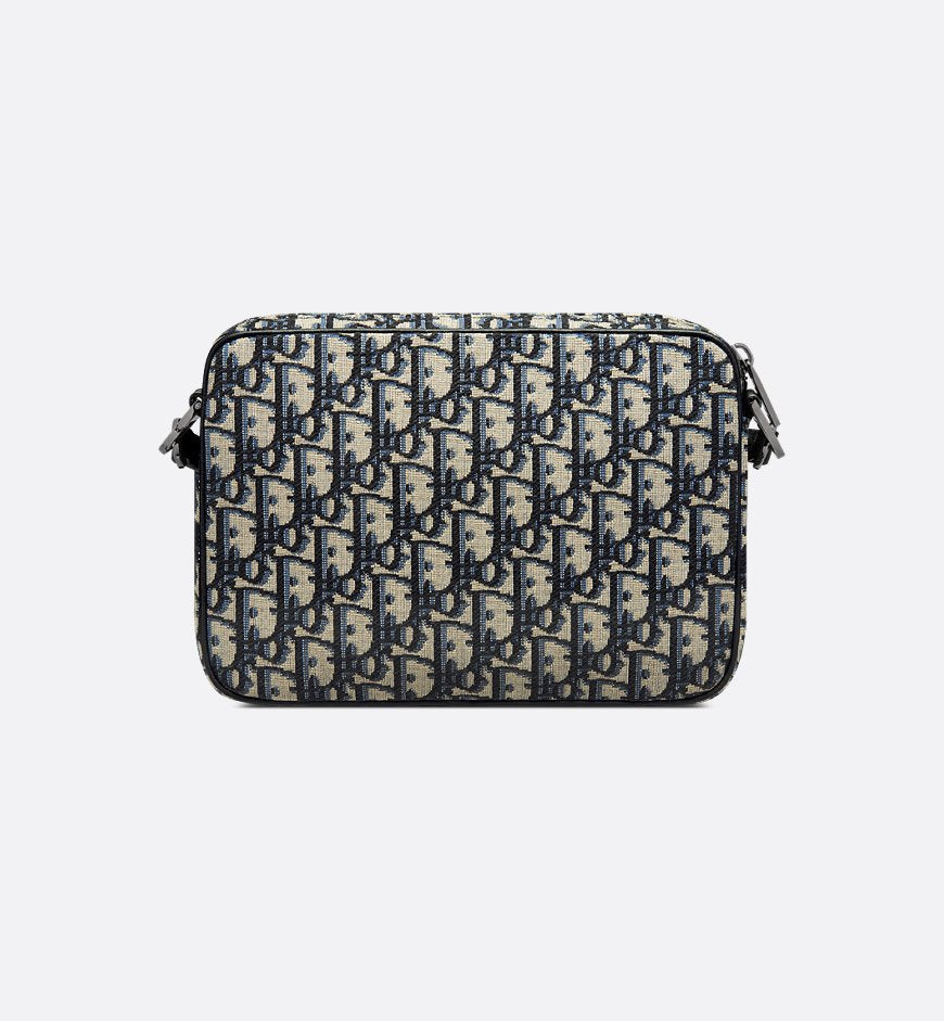 Triple Pouch Saddle Noir et Beige