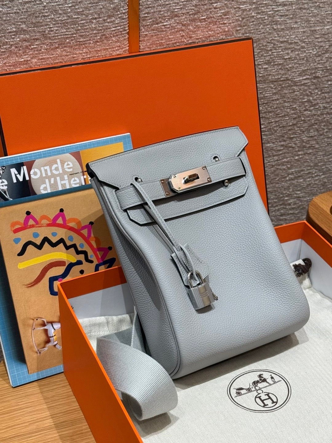 Sac bandoulière kelly full qualité silver