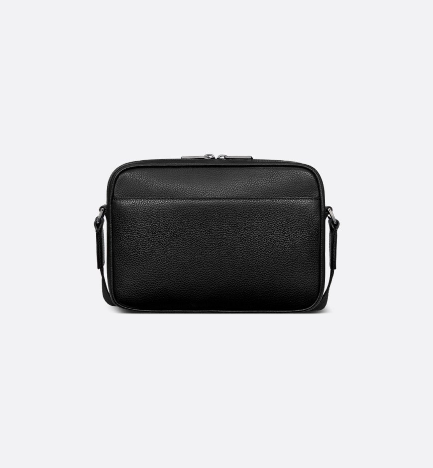 Sac Messenger zippé Rider 2.0 Noir et Beige
