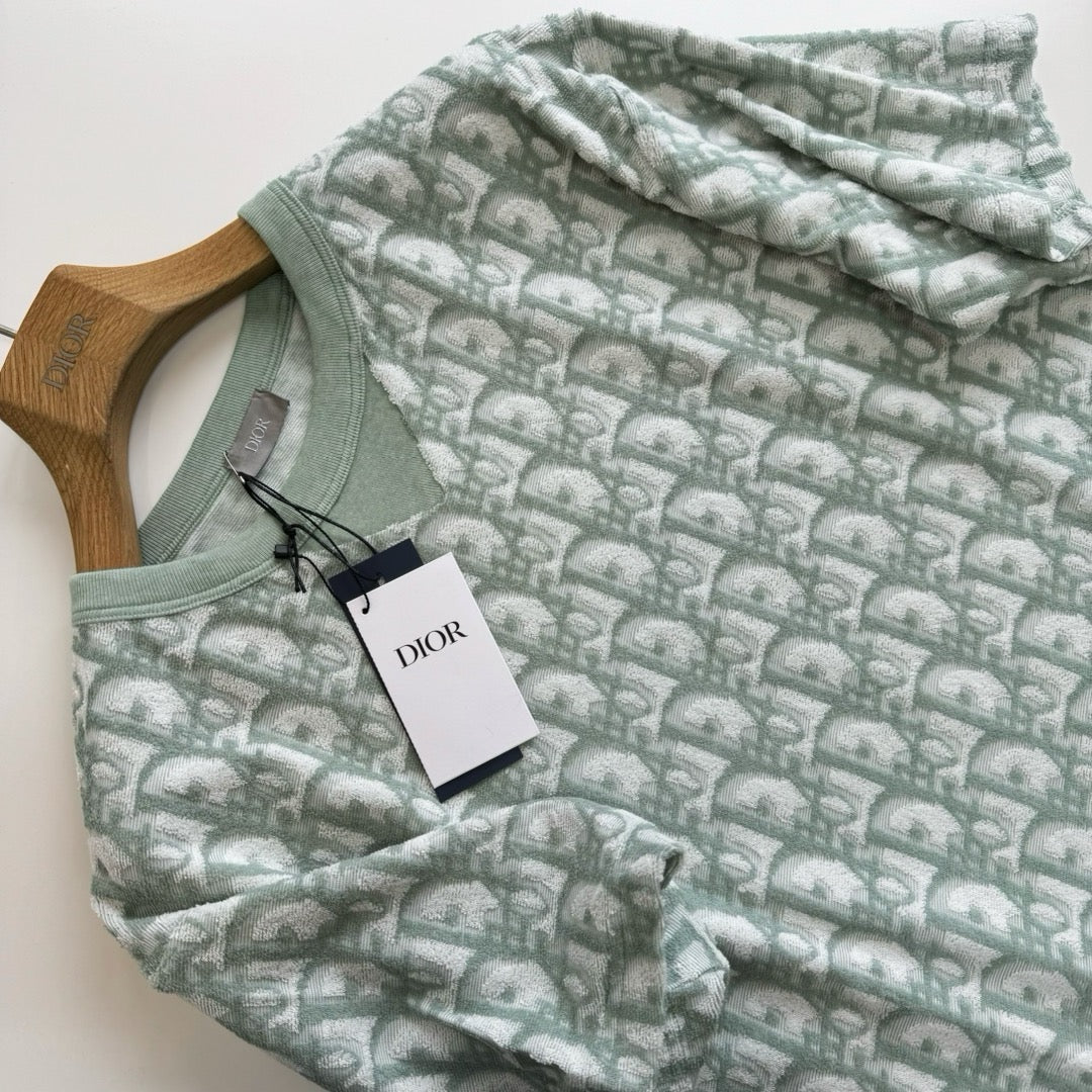 T-shirt cd Oblique, coupe relax vert
