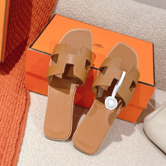 Hermes - Claquettes Gold