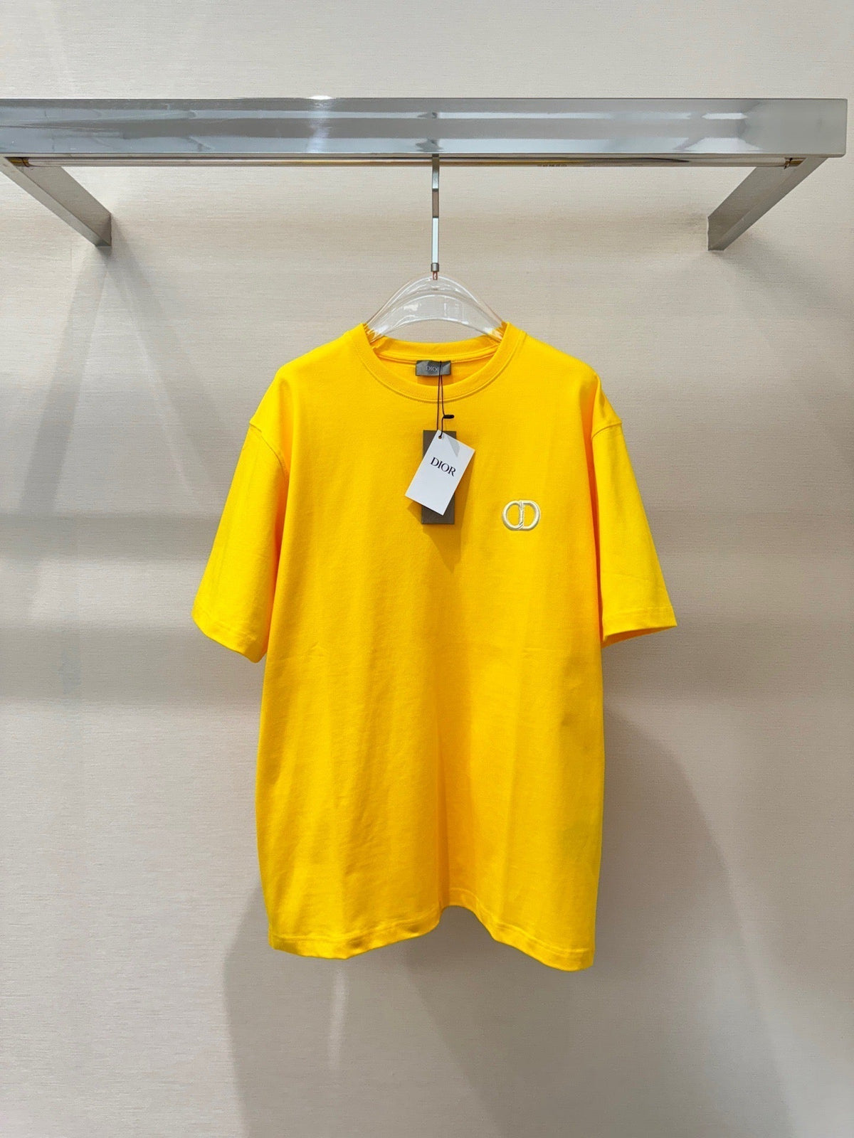 T-shirt CD Icon, coupe relax jaune