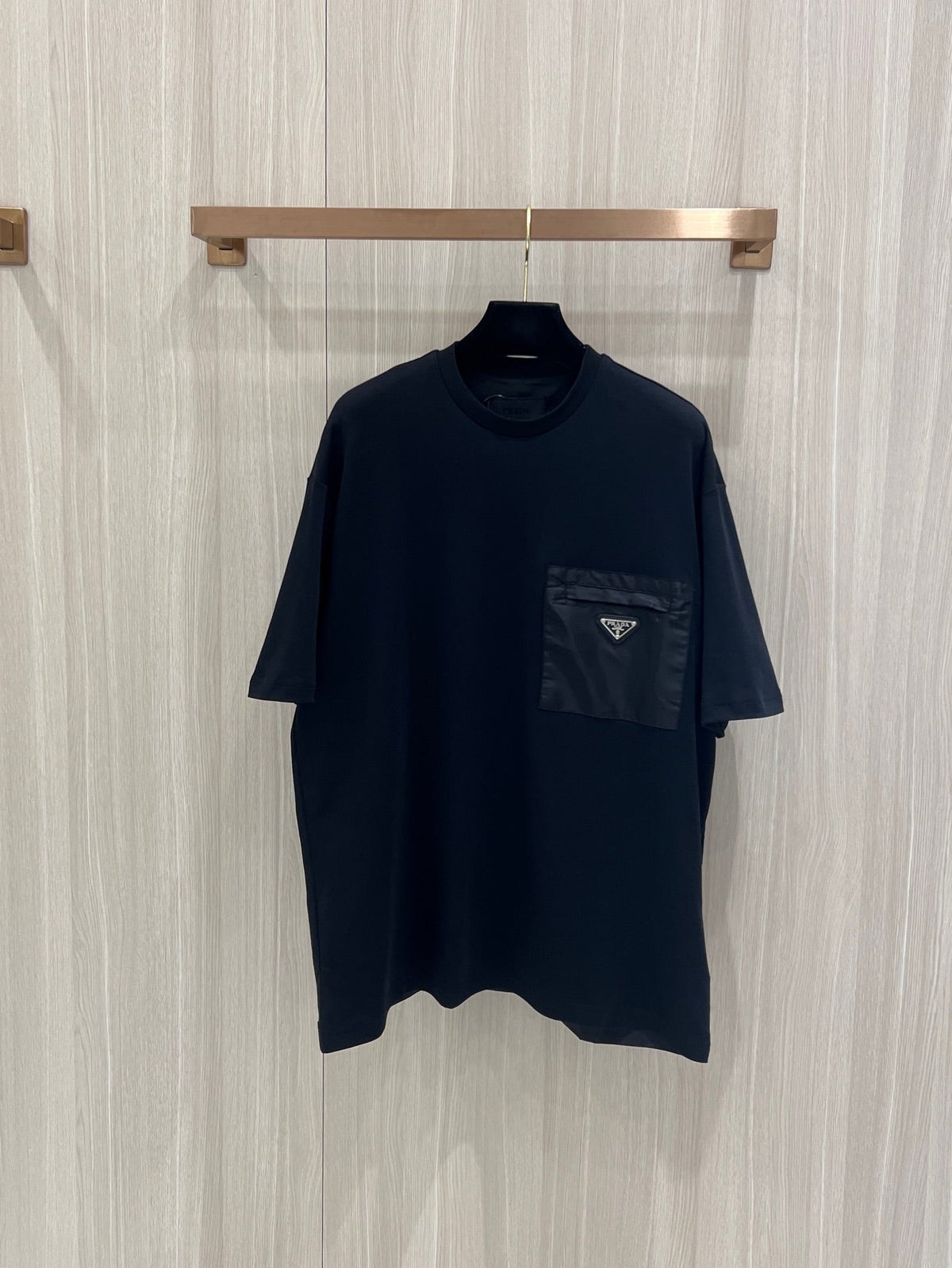 T shirt Prd Black Cotton and re nylon