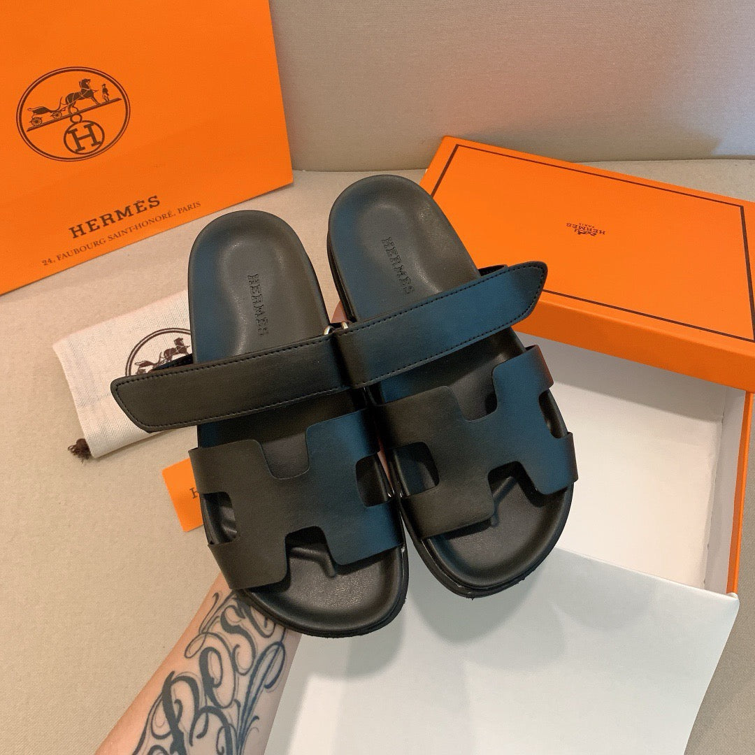 Hermes - Sandales Chypre Noir