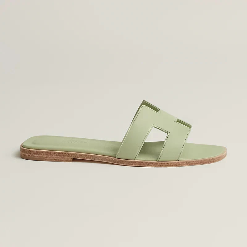 Hermes - Claquettes Vert de mer