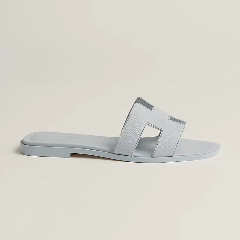 Hermes - Claquettes Bleu glacier