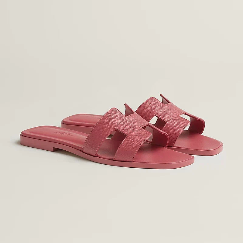 Hermes - Claquettes Rose de Venise