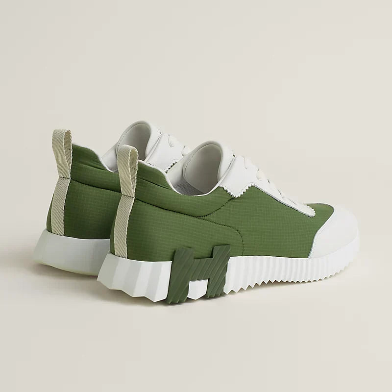 Sneakers Hermès matcha / blanc