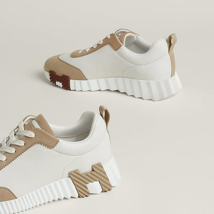 Sneakers hermes boucing beige rouge
