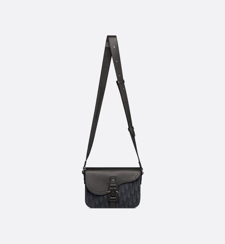 Sac Messenger à rabat Saddle Small Noir