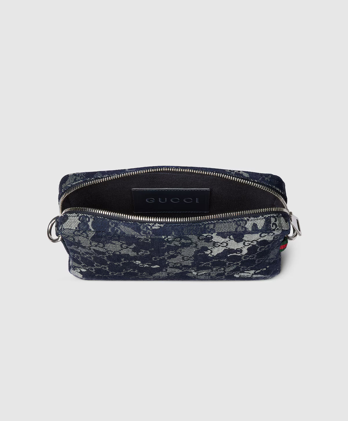 Sac à bandoulière en denim GG petit format