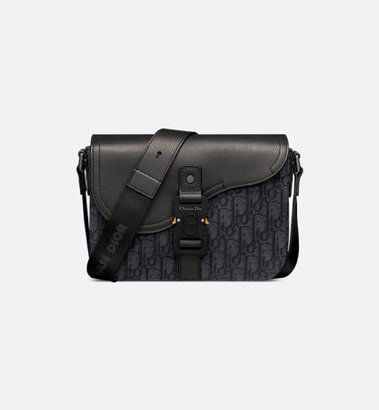 Sac Messenger à rabat Saddle Small Noir
