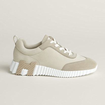 Sneakers hermes boucing beige daim
