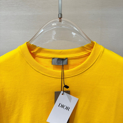 T-shirt CD Icon, coupe relax jaune
