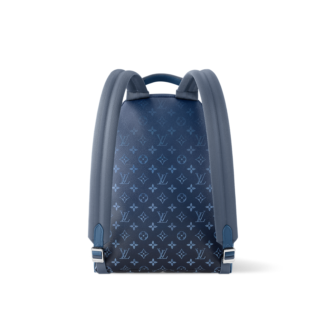 Sac à dos Discovery PM Toile Monogram Bleu et noir