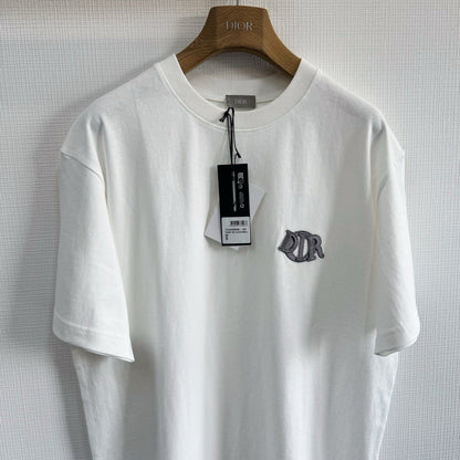 T-shirt Cd Charm, coupe relax Jersey de coton bleu