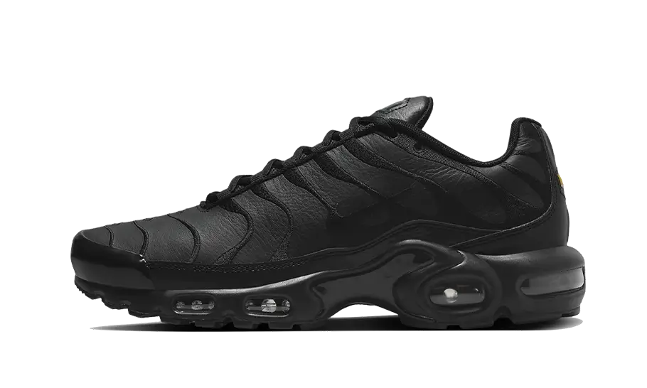 Nike® Air Max Plus Triple Black Leather