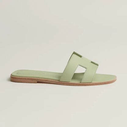 Hermes - Claquettes Vert de mer